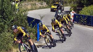 Burgosko Itzuliko 2. etapako taldekako erlojupekoaren laburpena