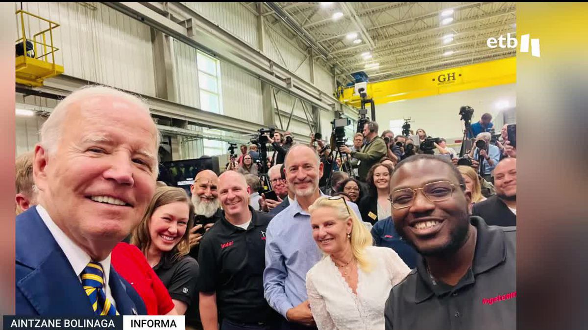 Biden en la planta de Ingeteam.