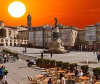 Vitoria-Gasteiz en alerta amarilla por las altas temperaturas previstas para hoy