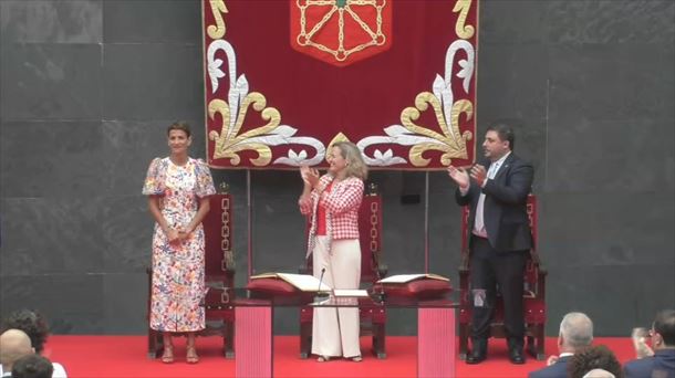 María Chivite ha tomado ya posesión como presidenta de Navarra