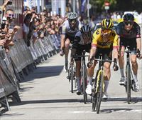 Villarcayon irabazi eta Burgosko Itzuliko lider jarri da Roglic