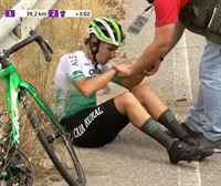Jokin Murguialday abandona la Vuelta a Burgos tras sufrir una caída en la 4ª etapa