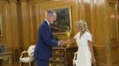 Felipe VI recibe en Zarzuela a Yolanda Díaz (Sumar)