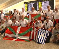 La delegación vasca Basque Country, en el Mundial de Walking Football