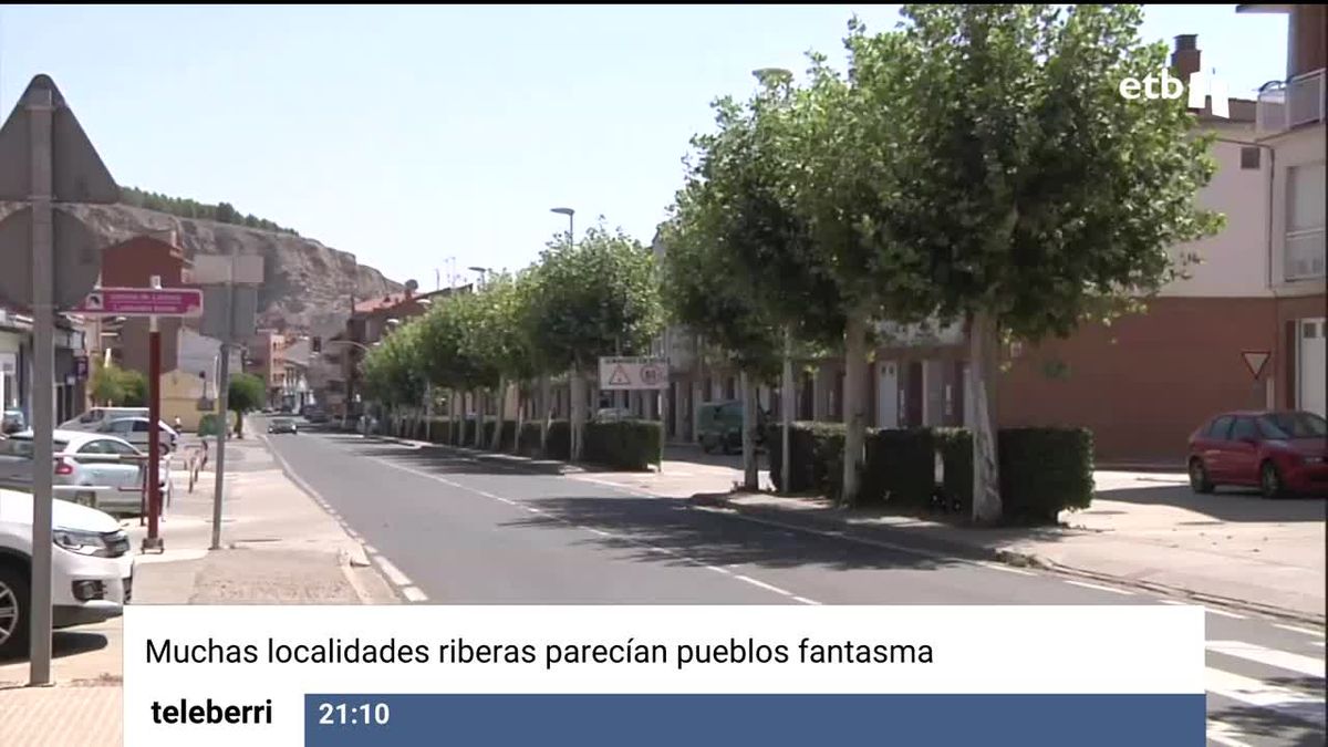 Calles desiertas en Navarra. Foto: EITB Media.