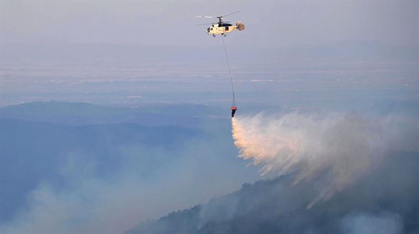 Incendio en Grecia. Foto: EFE