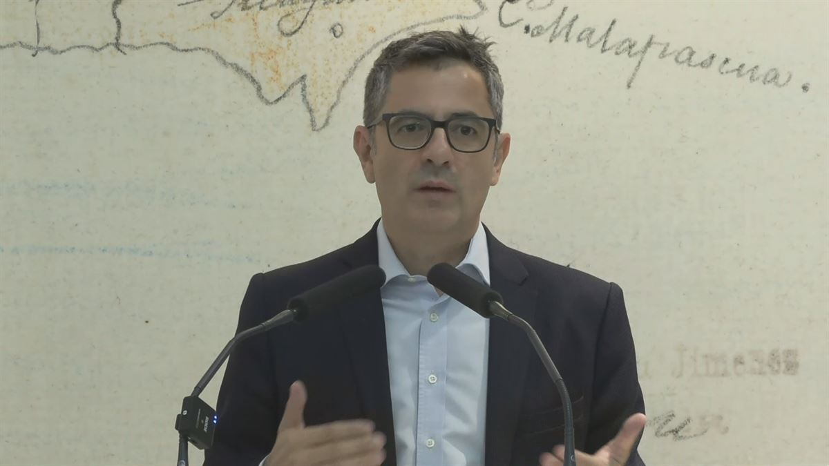 Félix Bolaños, sobre la propuesta del lehedakari Urkullu: ''Me parece una propuesta muy legítima''