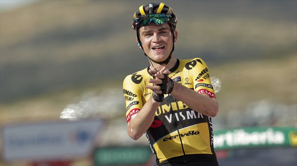 Sepp Kuss, en la pasada Vuelta a España. Foto: EFE.