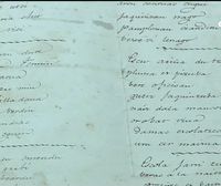 Hallan 14 bertsos anónimos escritos en Doneztebe, en euskera de Gipuzkoa y con fecha de 1826