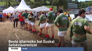 Talde mistoko Euskal Selekzioak zilarrezko domina lortu du sokatirako munduko txapelketan