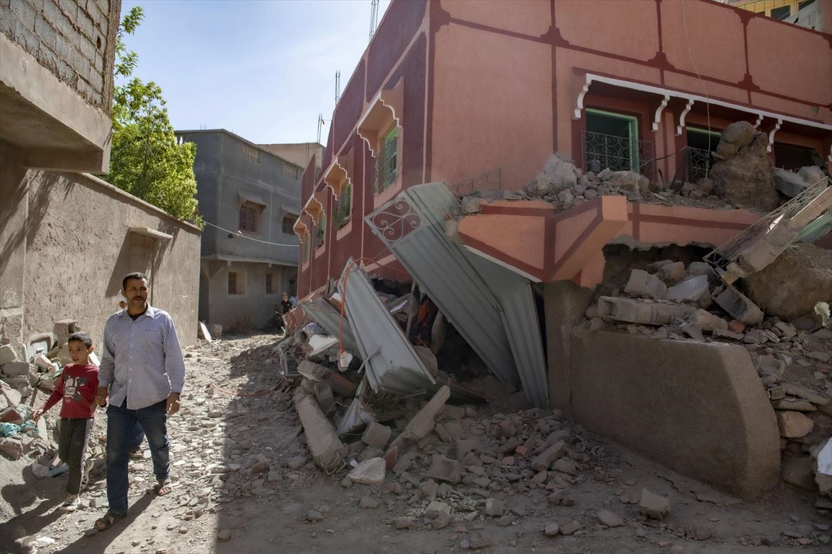 Terremoto en Marruecos. Foto: Efe