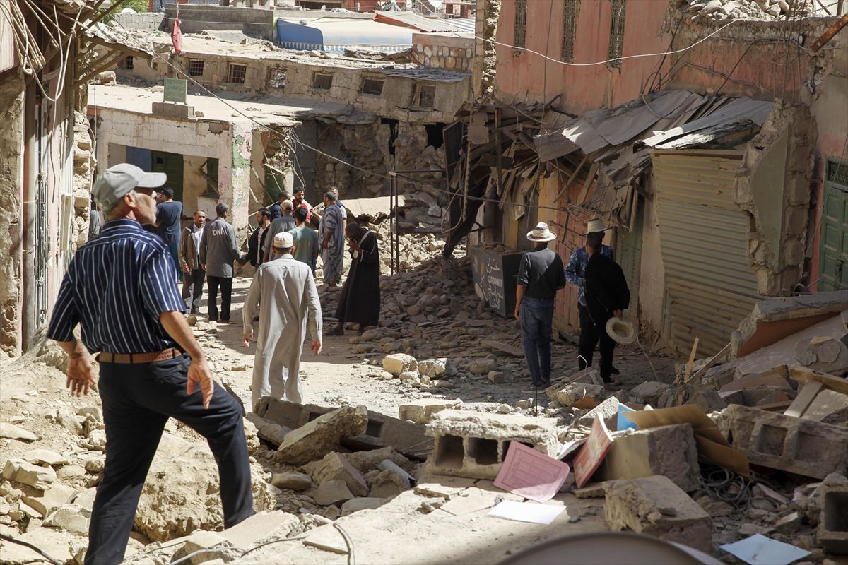 Consecuencias del terremoto en Marruecos. Foto: Efe