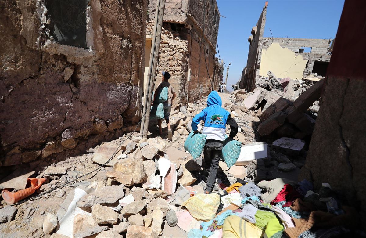 Un devastador seísmo azotó el pasado fin de semana la región del Alto Atlas (Marruecos).Foto: EFE