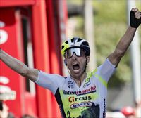 Rui Costa gana en Lekunberri, tras ser el mejor de la fuga, y Kuss continúa como líder de la Vuelta a España