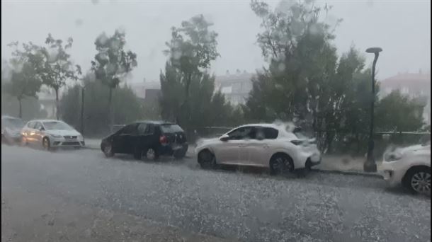 Tormenta. Imagen obtenida de un vídeo de EITB Media.