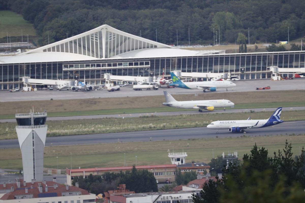 Aeropuerto de Bilbao, en una imagen de archivo