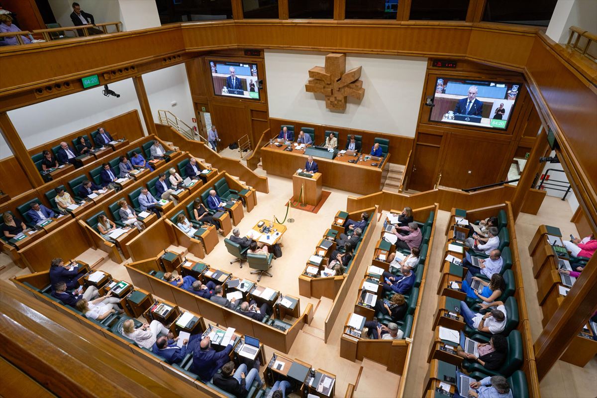 Imagen del Parlamento Vasco. Foto: EFE