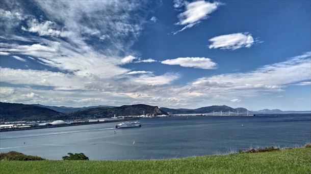 Itsasoa Galeatik (Getxo), gaur goizean. Argazkia: Igor Arizmendiarreta