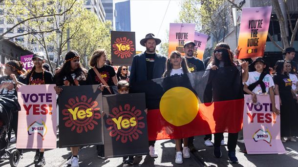 Manifestación a favor del ''sí'' en Melbourne. Foto: EFE