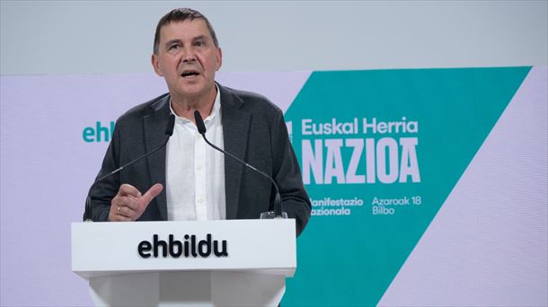 Arnaldo Otegi, coordinador general de EH Bildu. Imagen de archivo: EH Bildu