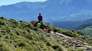 Rescatan a una mujer en Ernio, tras sentirse indispuesta