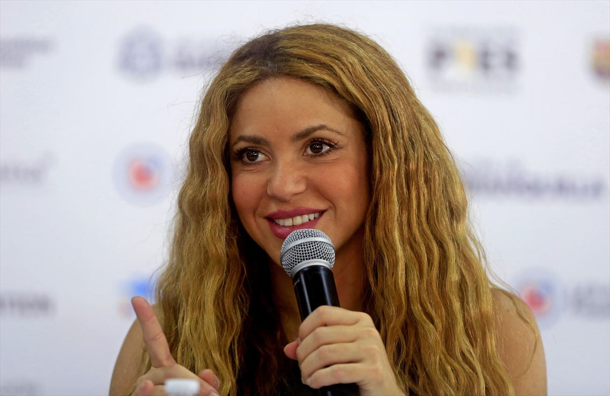 La cantante colombiana Shakira. Foto: EFE