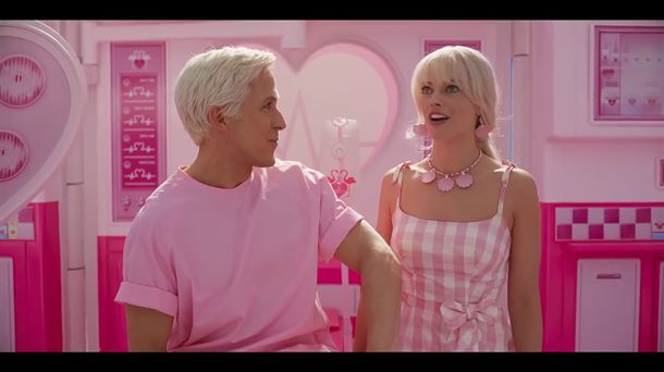 Imagen de la película ''Barbie'' obtenida de un vídeo de EITB Media