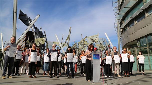 Convocatoria de la manifestación de Kontseilua. Foto: Euskalgintzaren Kontseilua