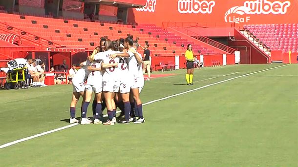 El Eibar, celebrando uno de sus goles ante el Granada