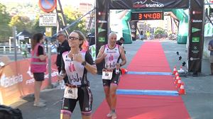Loehr y Osoro, ganadores del Triatlón de Bilbao
