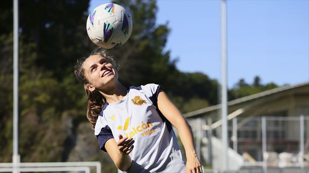 Cecilia Marcos, jugadora de la Real Sociedad. Foto: Real Sociedad