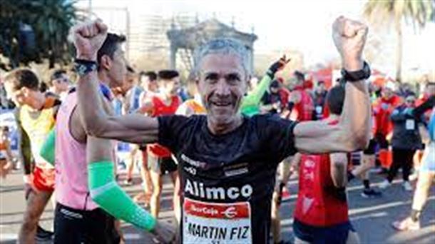 Martín Fiz lo peta en el maratón sesentón, tón, tón