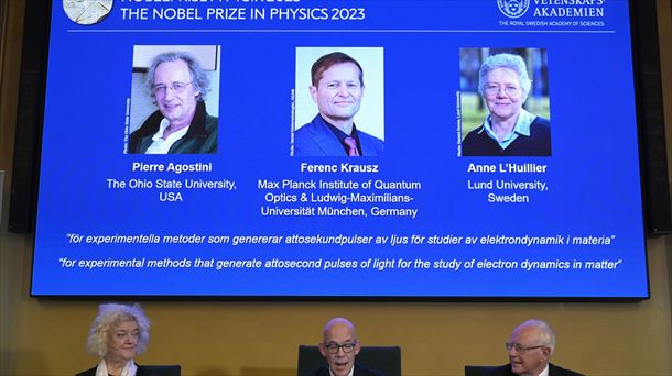 Nobel de física 2023: cómo seguir los movimientos de electrones en attosegundos. El reto de la salud global