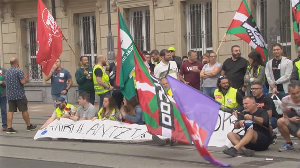 Trabajadores de las ambulancias de la CAV salieron a la huelga el 9, 10 y 11 de octubre.