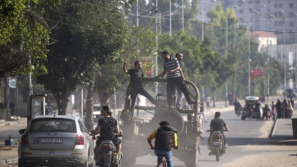 Guerra entre Palestina e Israel. Foto: Efe