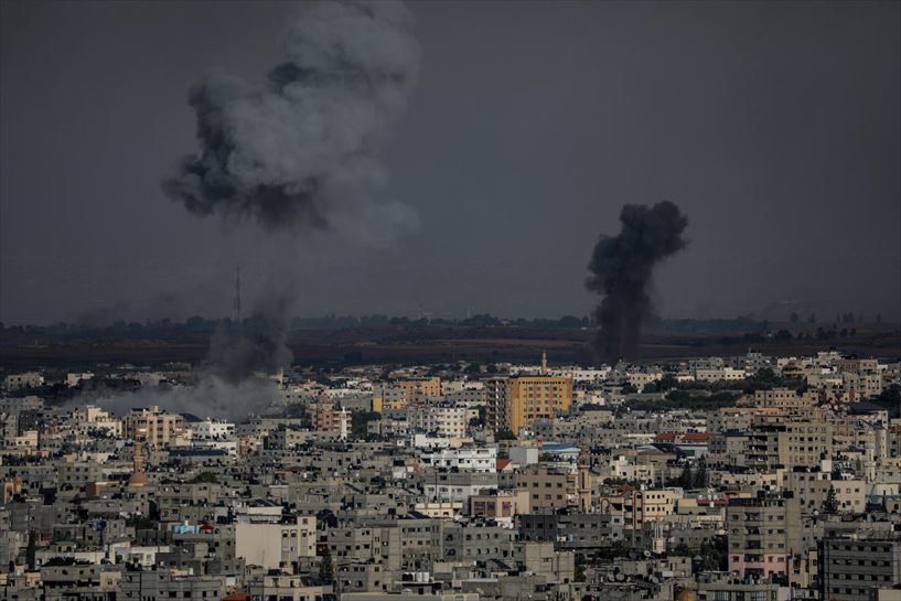 Israel ataca Gaza. Foto: Efe