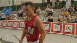 Vicente nagusi izan da Basozabalen aurka Urrezko Aizkolarien Txapeldunen Ligan