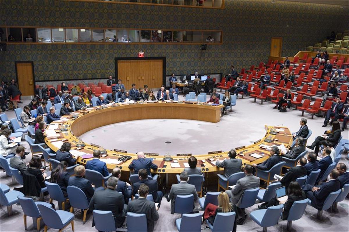 Foto de archivo de una reunión del consejo de Seguridad de la ONU. EFE.