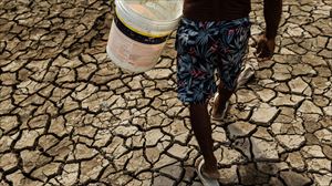 Imagen de sequía en Brasil. Foto: EFE