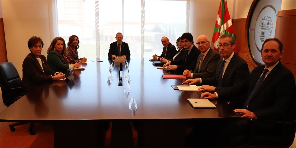 Imagen de archivo de la reunión del Consejo Vasco de Finanzas de febrero