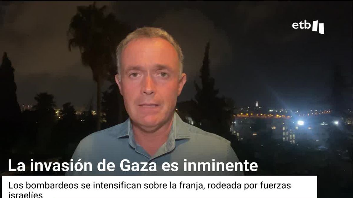 Mikel Ayestaran: "La invasión terrestre de Gaza puede ser inminente"