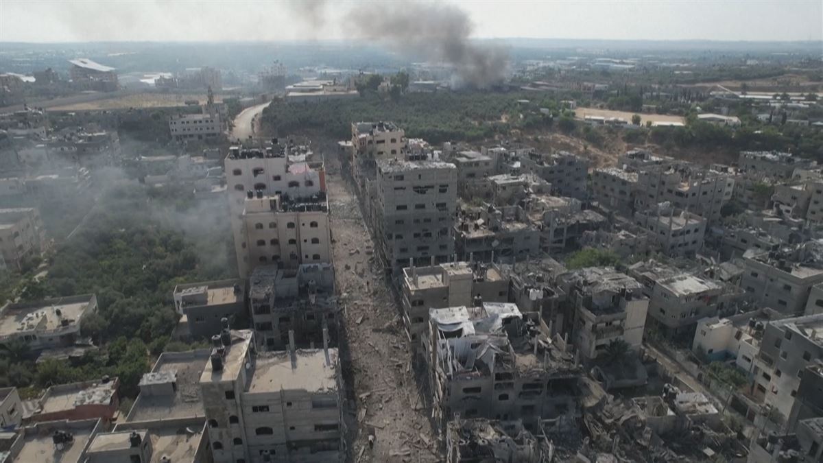 Gaza. Imagen obtenida de un vídeo de EITB Media.