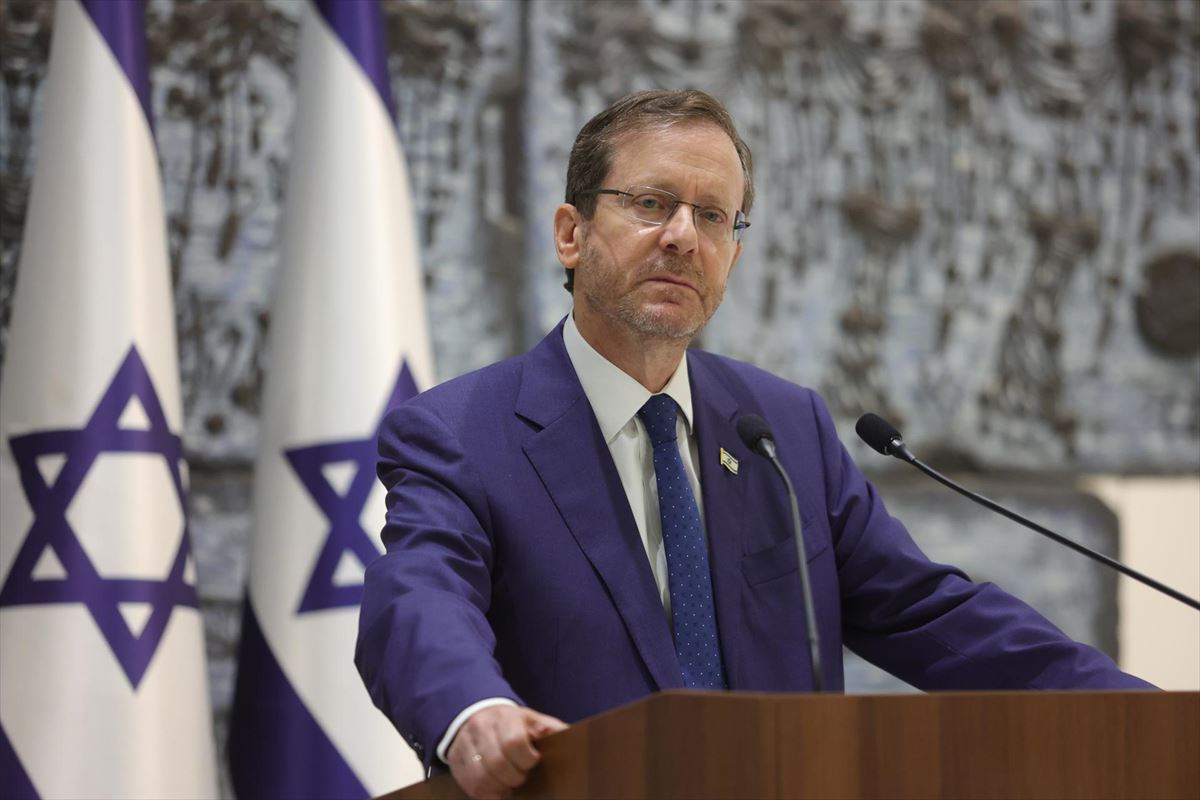 El presidente israelí, Isaac Herzog. 