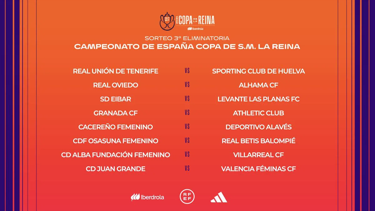 Partido copa de la reina hoy