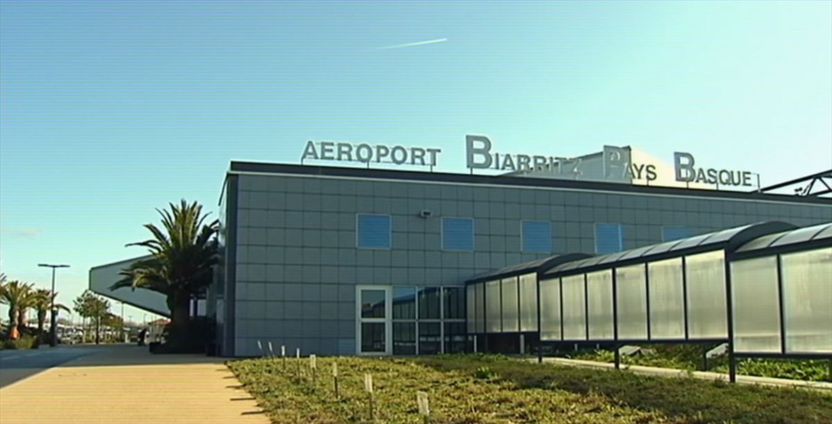 El aeropuerto de Biarritz, en una imagen de archivo. 