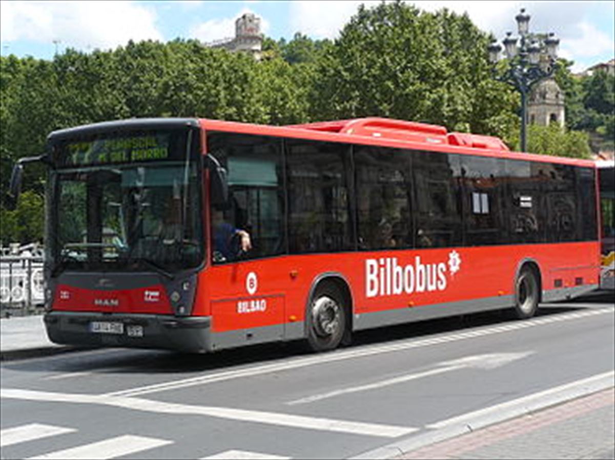Una unidad de Bilbobus