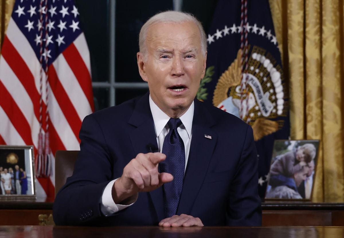 El líder estadounidense Joe Biden. Foto: EFE