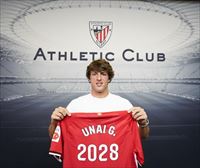 Unai Gómez renueva con el Athletic Club hasta 2028