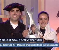 Saioa Galarraga y Julen Murgiondo ganan por tercera vez el campeonato de baile al suelto de Euskal Herria