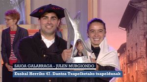Saioa Galarragak eta Julen Murgiondok irabazi dute, hirugarrenez, Euskal Herriko dantza solteko txapelketa